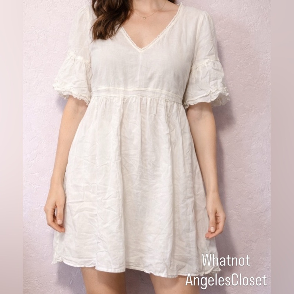 Chic Cream Mini Dress